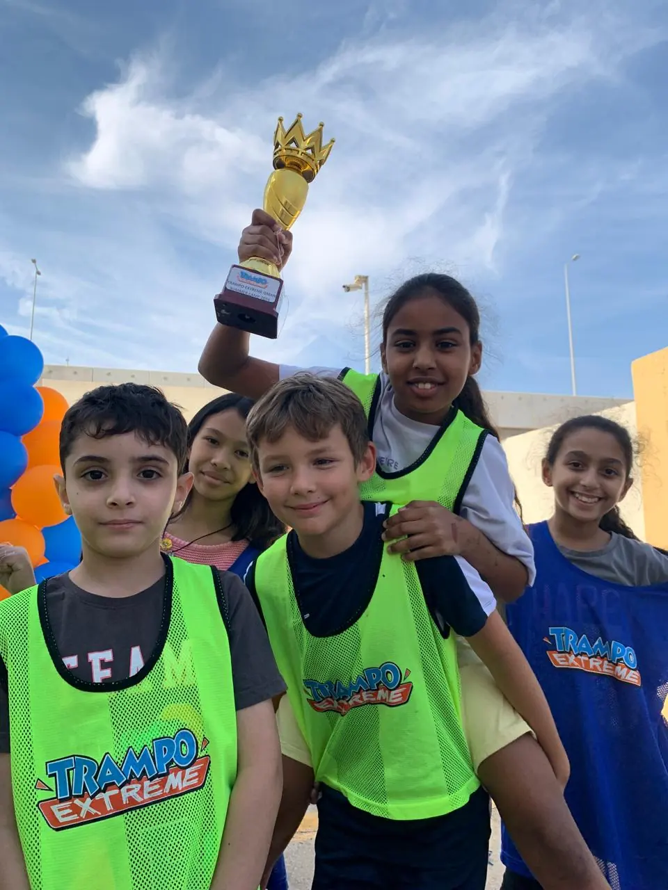 Kids at Trampo camp